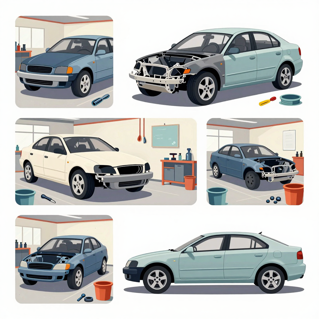 Car Restoration Stages
